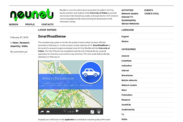WordPress website example screenshot