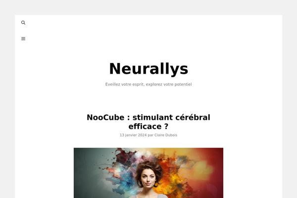GeneratePress theme site design template sample
