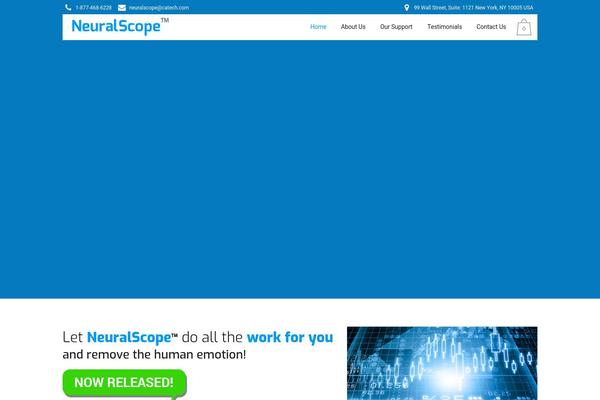 WordPress website example screenshot