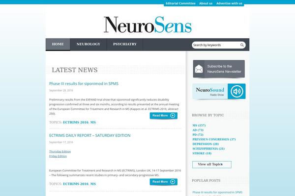 neuro-sens.com site used Neurosens