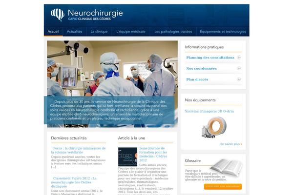 neurochirurgie-cedres.com site used Neurochirurgie