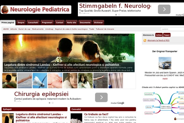 neurologiepediatrica.ro site used Wpneurologie