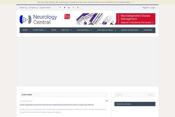 neurology-central.com site used Oncology