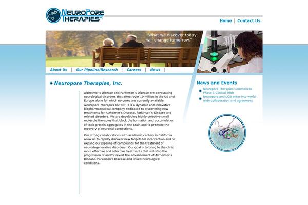 WordPress website example screenshot