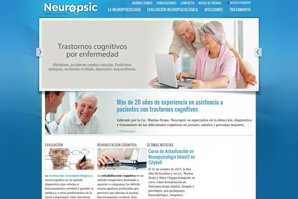 neuropsicologia.com.ar site used Neuropsicologia