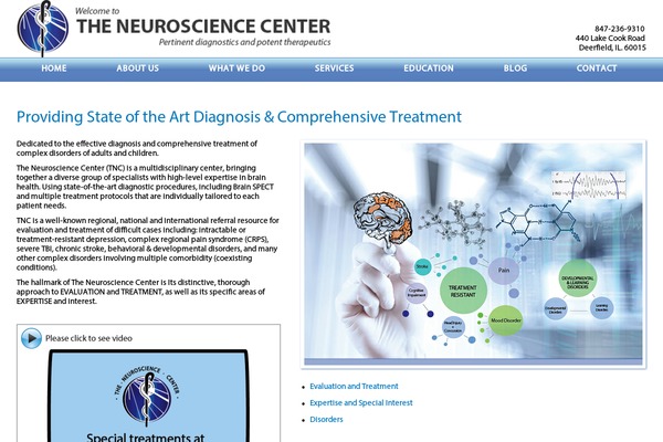 neuroscience.md site used Neuroscience-center