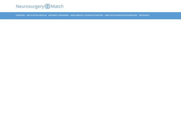 neurosurgerymatch.org site used Neurosurgerymatch