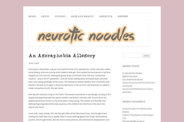 WordPress website example screenshot