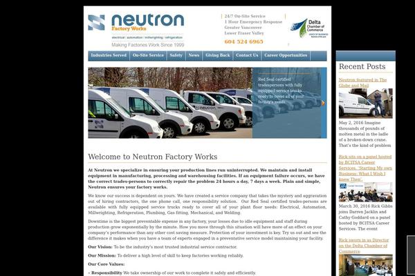 neutronfactoryworks.com site used Neutron-theme