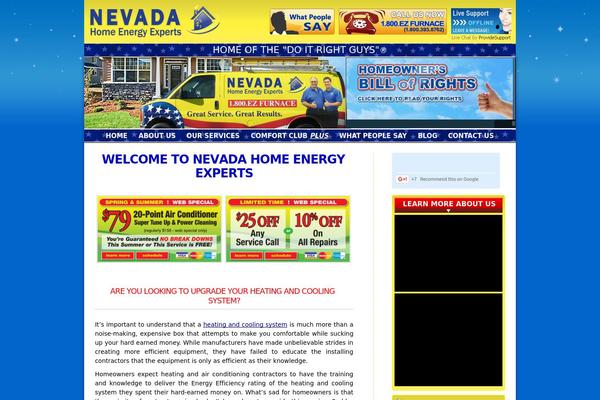 Nevada theme site design template sample