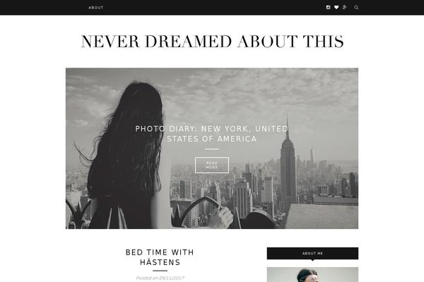 neverdreamedaboutthis.com site used Neverdreamed