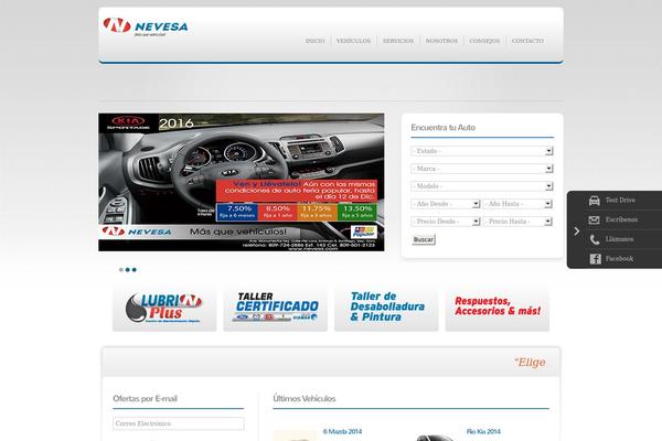 nevesa.com site used Nevesatheme