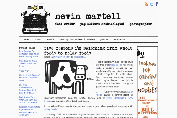 nevinmartell.com site used Nevinmartell