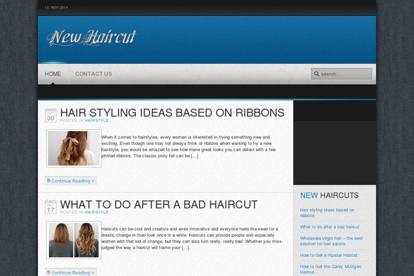 new-haircut.com site used StreamLine