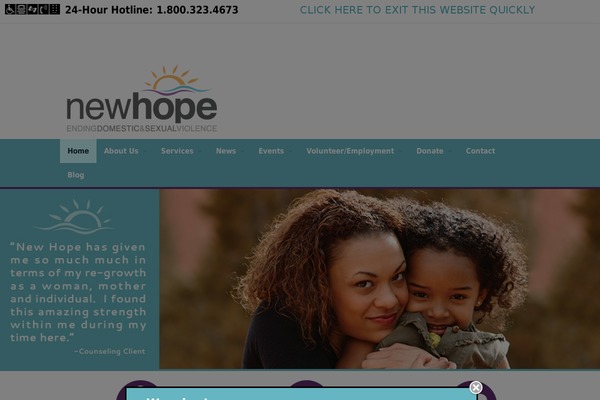 new-hope.org site used Newhope