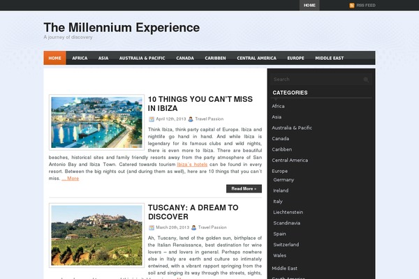 new-millennium-experience.co.uk site used Mimoza