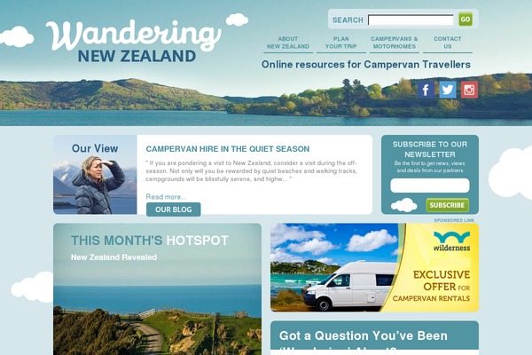 new-zealand-camper-van-adventures.com site used Sz-wandering