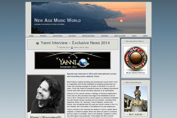 newagemusicworld.com site used Theworld2
