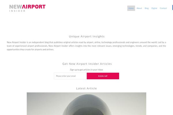 newairportinsider.com site used Centric Pro