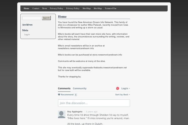 Iconic One theme site design template sample