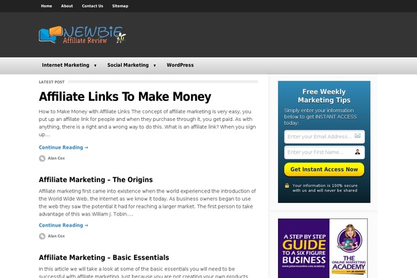 newbieaffiliatereview.com site used Atomkiosk