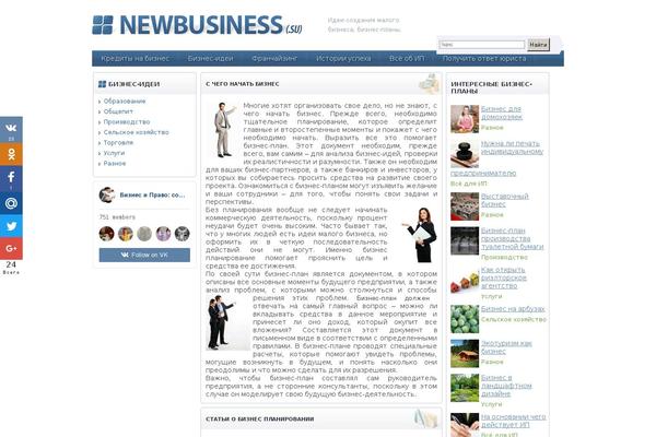 Newbusiness theme site design template sample