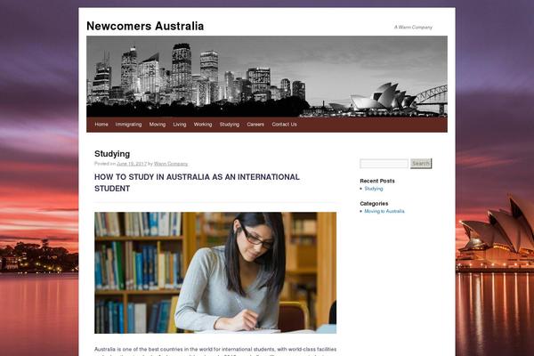 newcomersaustralia.com.au site used Live-it-up