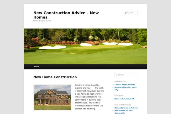 Twenty Eleven theme site design template sample