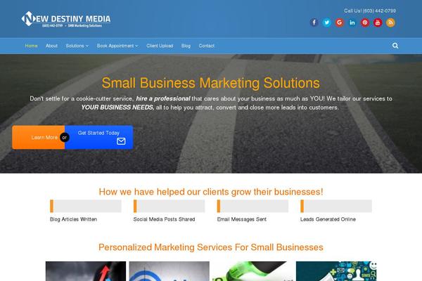 Astra theme site design template sample