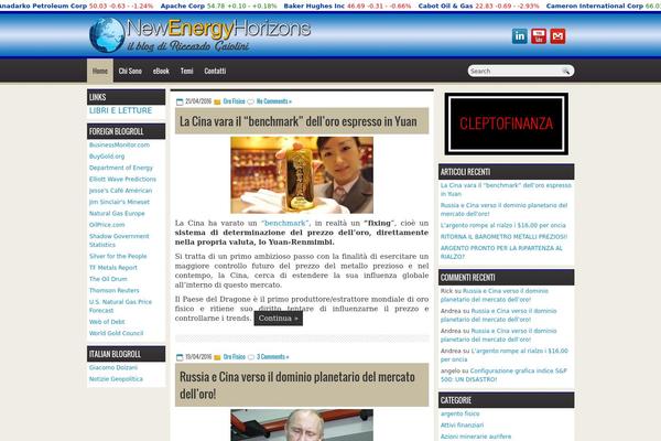 newenergyhorizons.com site used Newmagazine