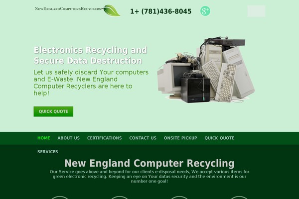 newenglandcomputersrecyclers.com site used GREEN EYE