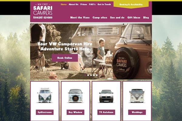 Site using TablePress plugin