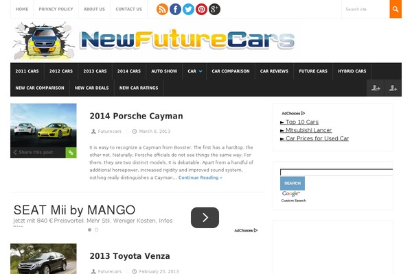 newfuturecars.com site used Magnovus