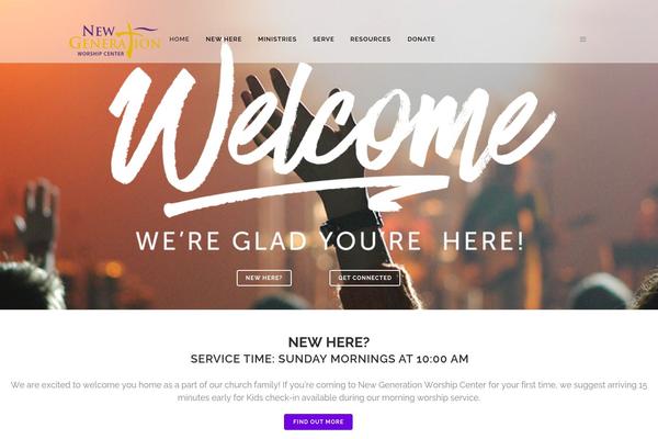 WordPress website example screenshot