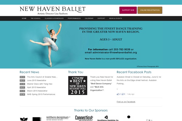 newhavenballet.org site used Nhb