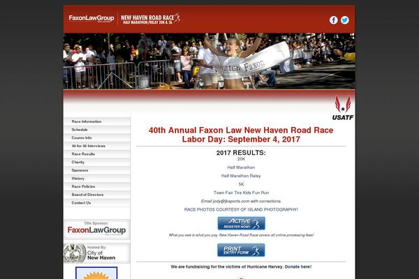 newhavenroadrace.org site used Jbtheme