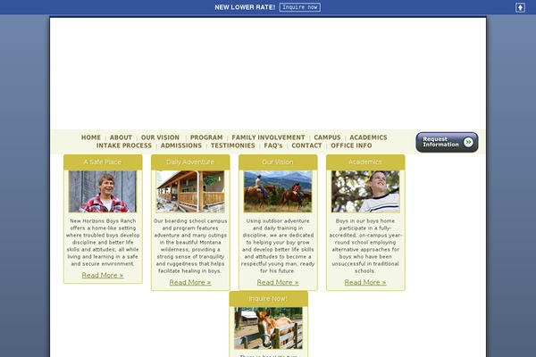 newhorizonsyouth.com site used Envoy