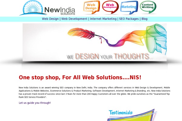 newindiasolutions.com site used Niseasyweb215