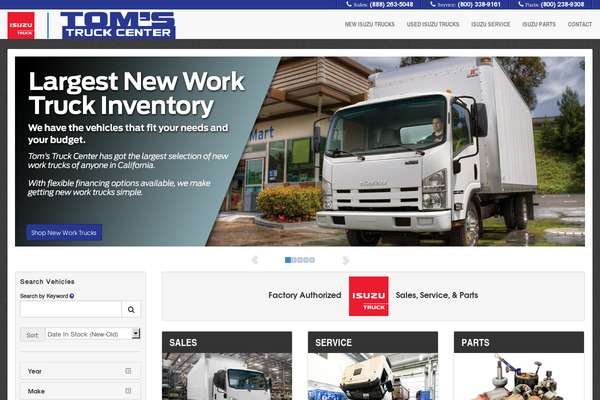 trucks WordPress theme, websites list used trucks theme trucks theme websites examples