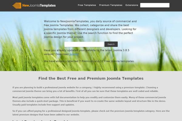 Newtheme theme site design template sample