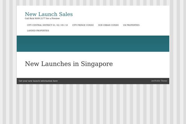 newlaunchsales.com site used zeeNoble
