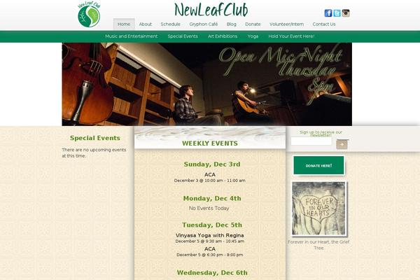 NewLeaf theme websites examples