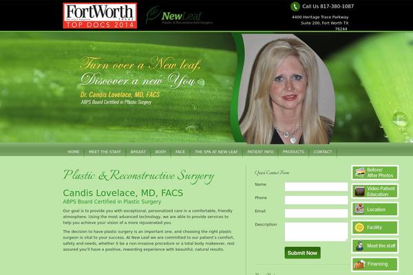 newleafplasticsurgery.com site used Newleaf