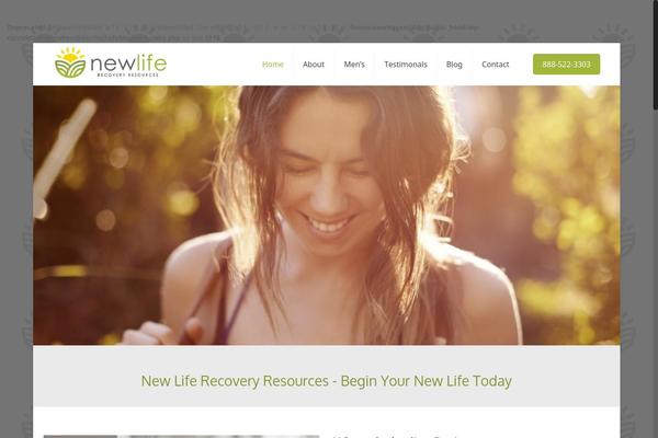 newliferecoveryresources.org site used Liferecoverytheme