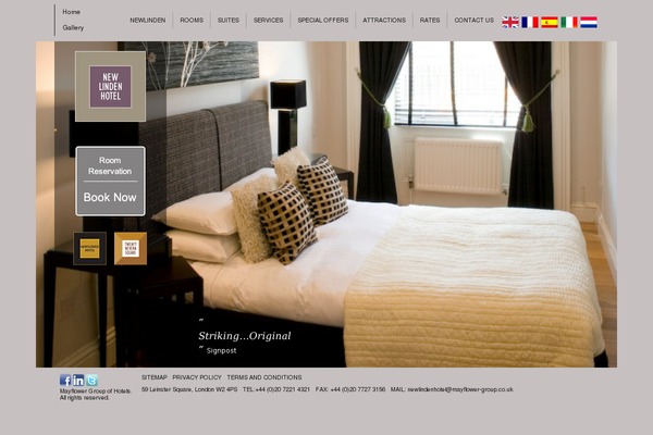 newlinden.com site used Twenty-ns