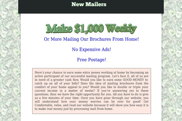 newmailers.com site used Blingless