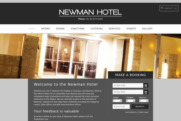 newmanhotel.com.au site used Newmanhotel