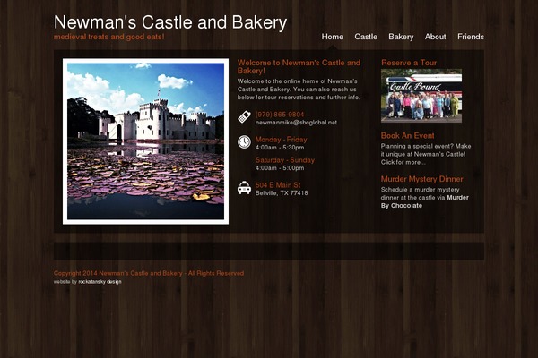 newmanscastle.com site used Cafe-elements-214