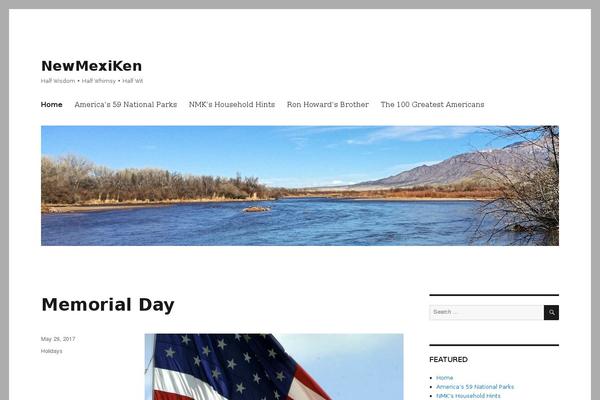 Twenty Fifteen theme site design template sample