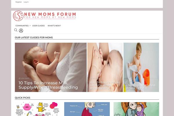 newmomsforum.com site used Bimber-child-theme